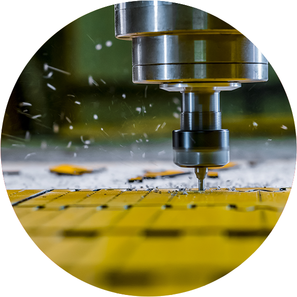 Fräsgravur für individuelle Industrieschilder